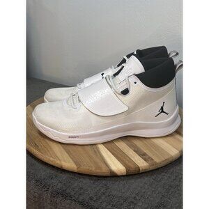 Nike Jordan Super Fly 5 PO Size 10 Playoffs White Black Shoes 881571-110